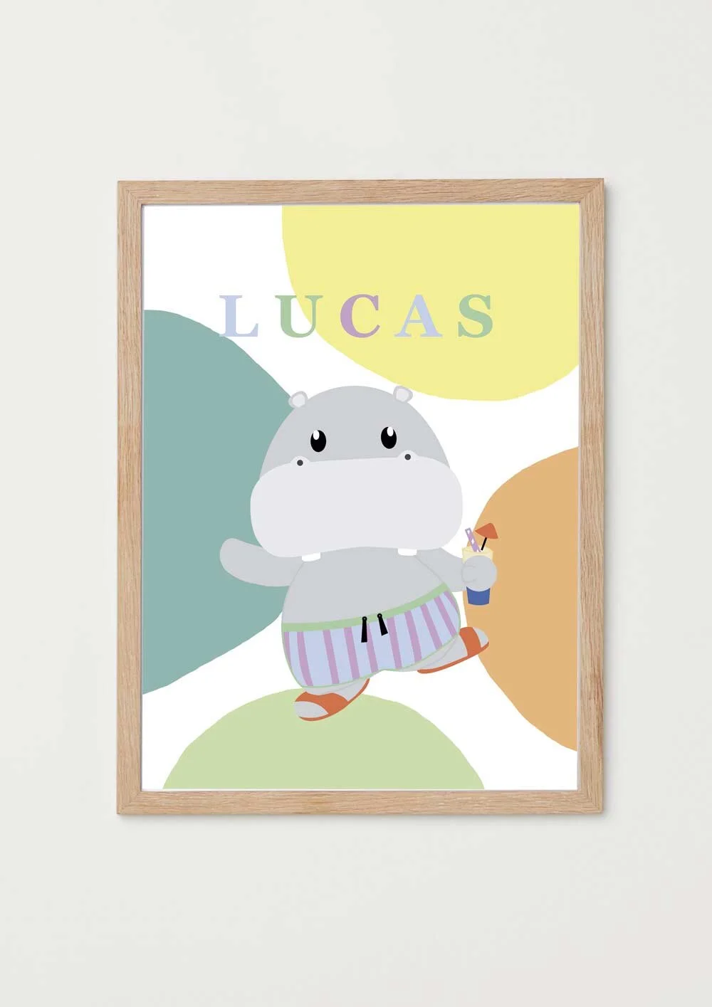 Póster Personalizado Hipopótamo