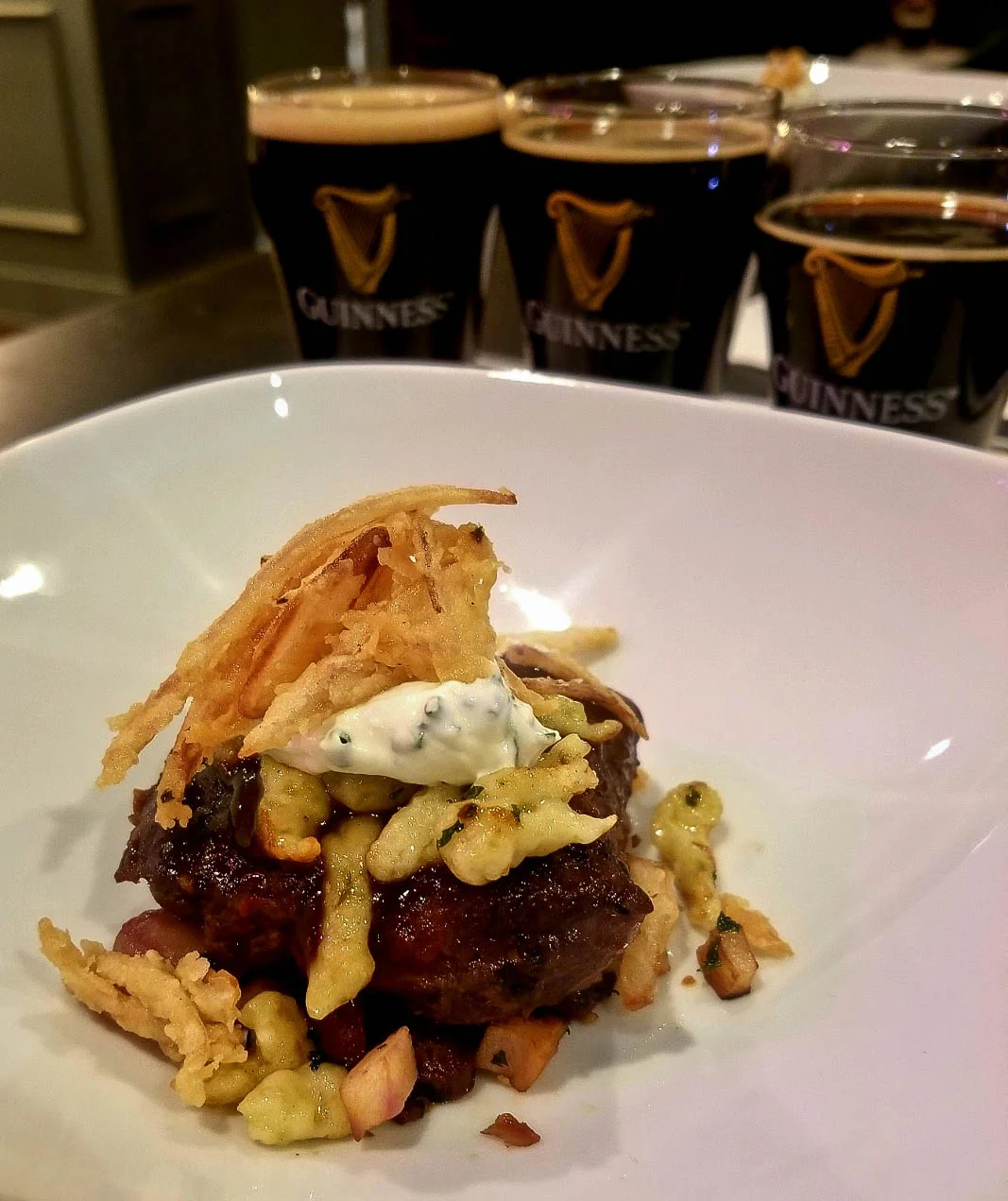 Not your typical stew. This Guinness Short Rib Stew is simmered in Guinness stout for a tender and savory texture and taste.