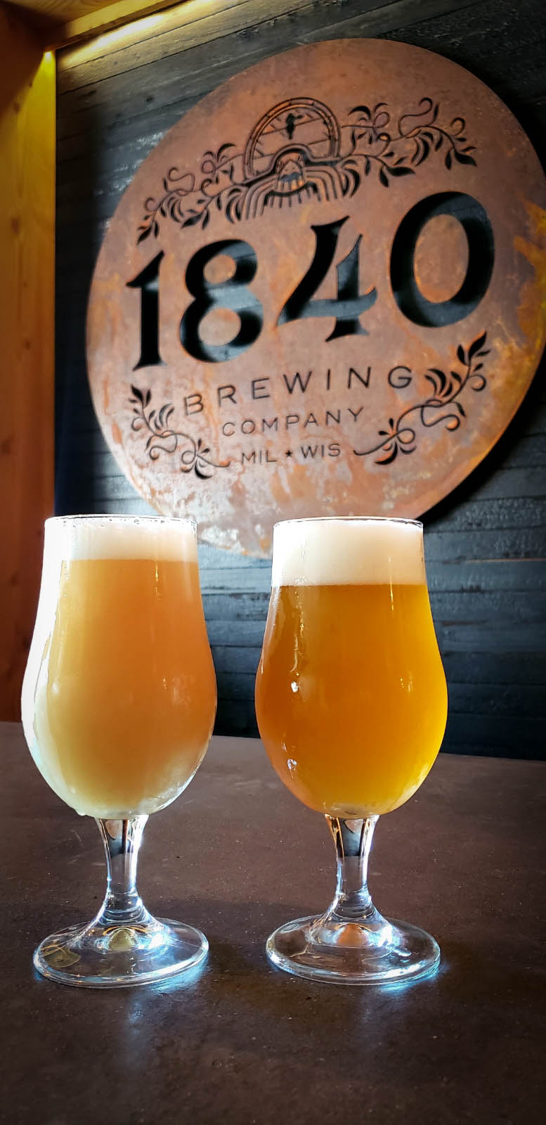 1840 Brewing Company - 342 W. Ward St., Milwaukee, WI Koselig and Ephonium both big on the flavor profile.