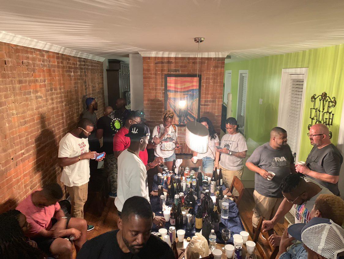 This was only a fraction of what was at The Syndicate bottle share Photo Credit: IG beeredblackman