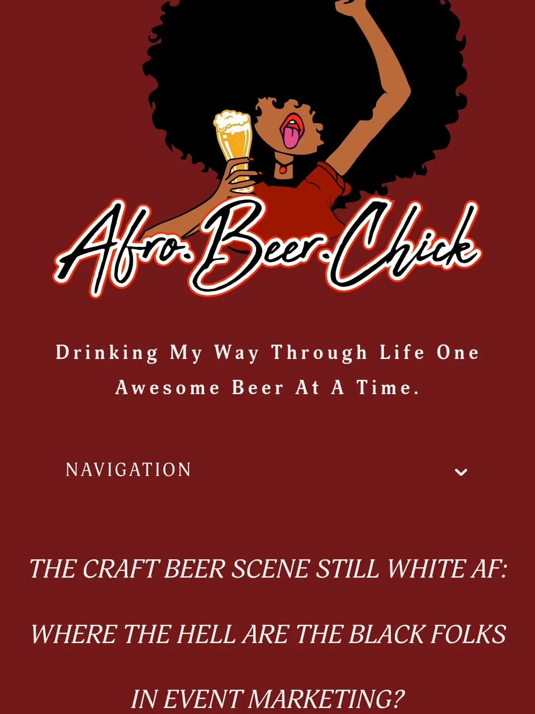 New Blog Post: LINK IN BIO

The craft beer world keeps preaching &ldquo;community,&rdquo; but too many beer events still look the same. Beards, flannels, and not a whole lot of color in sight.

Meanwhile, Black brewers, creators, and beer lovers have