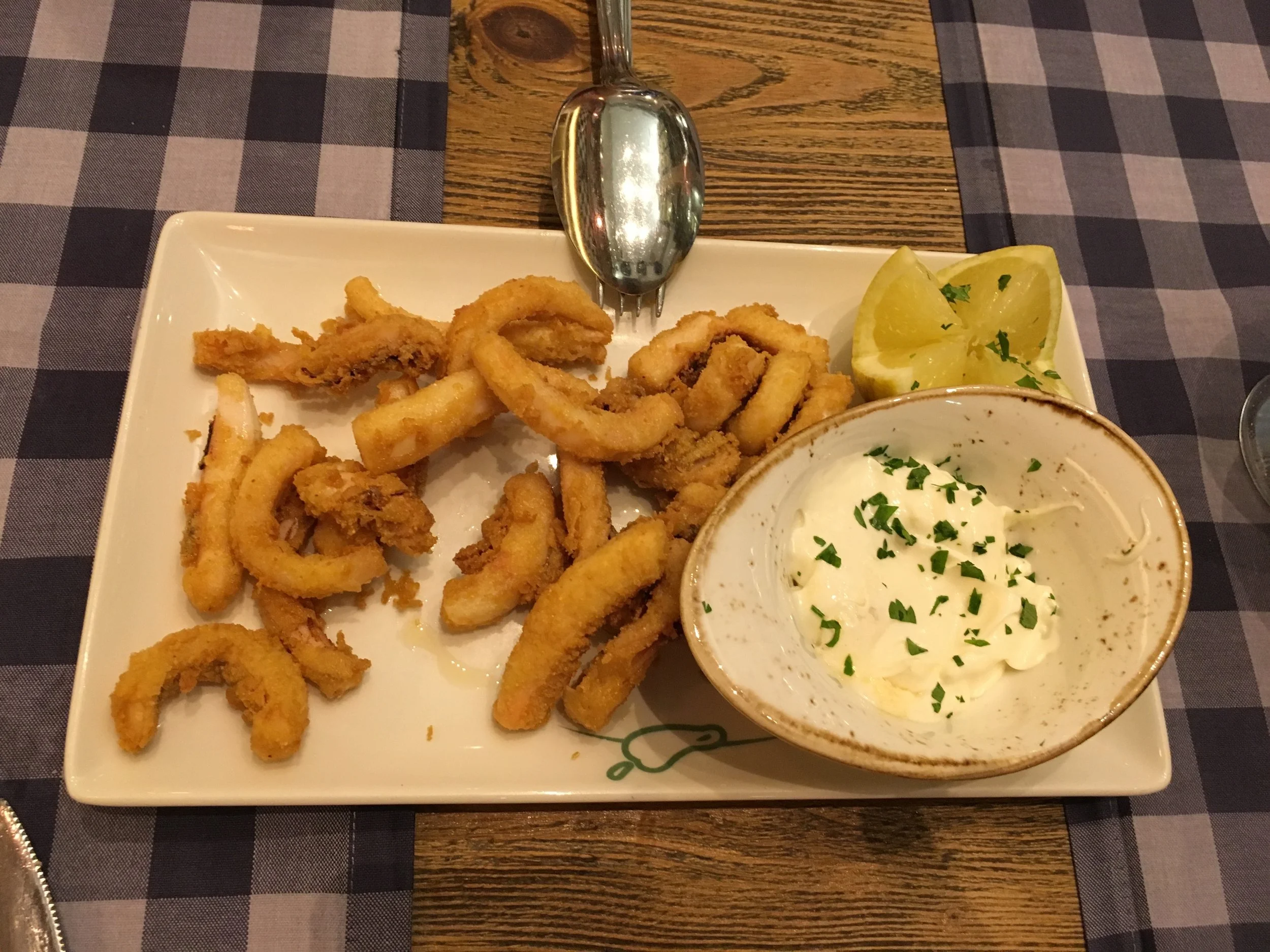 Melt in the mouth squid