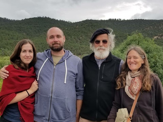 Z’ev and Sabine with Nate and his partner, Taos 2018
