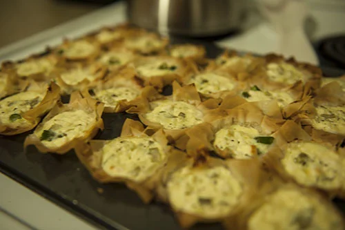 Savory Feta Asparagus Tarts