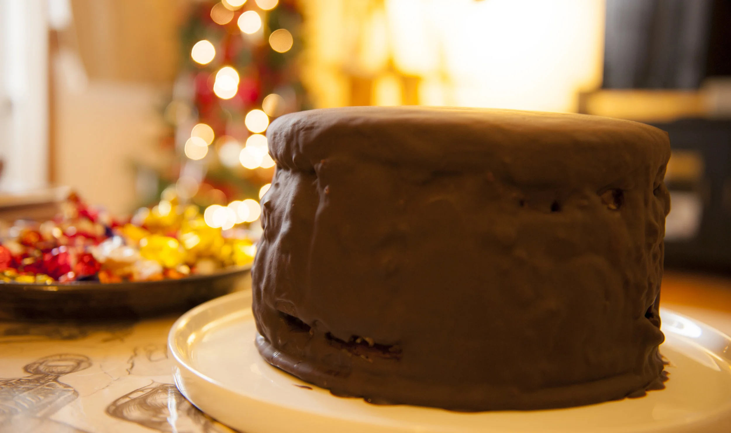 Inside-Out German Chocolate Cake