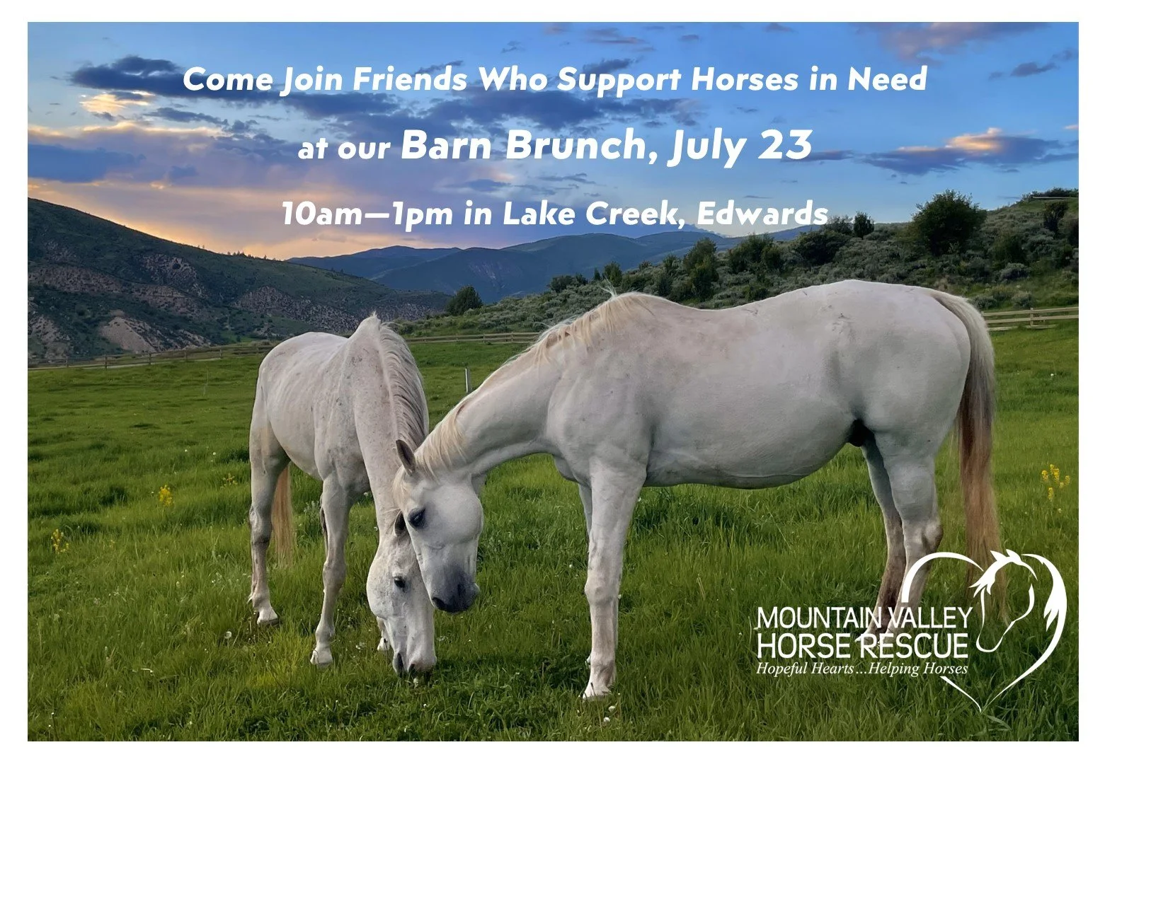MVHR  Barn Brunch is BACK!