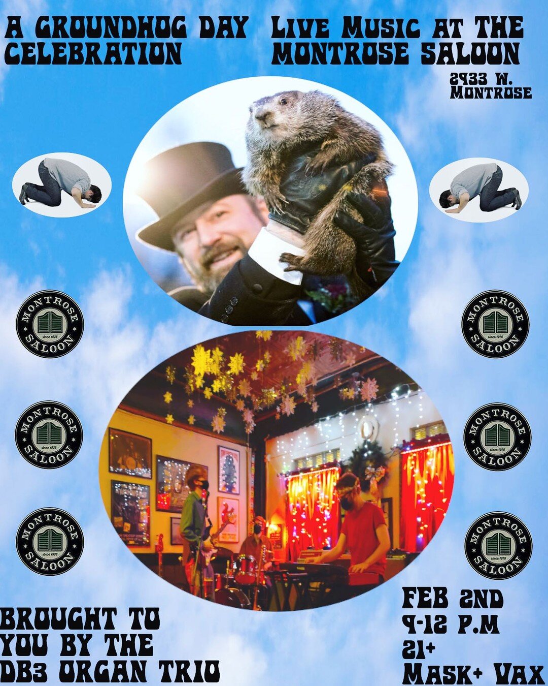 First gig of 2022! Lets celebrate the early blossoming of spring or wallow in despair at the prospect of a long winter. Either way, we&rsquo;ll be playing some funky tunes for your listening pleasure. 

**correction: we hit at 10 (but music from othe