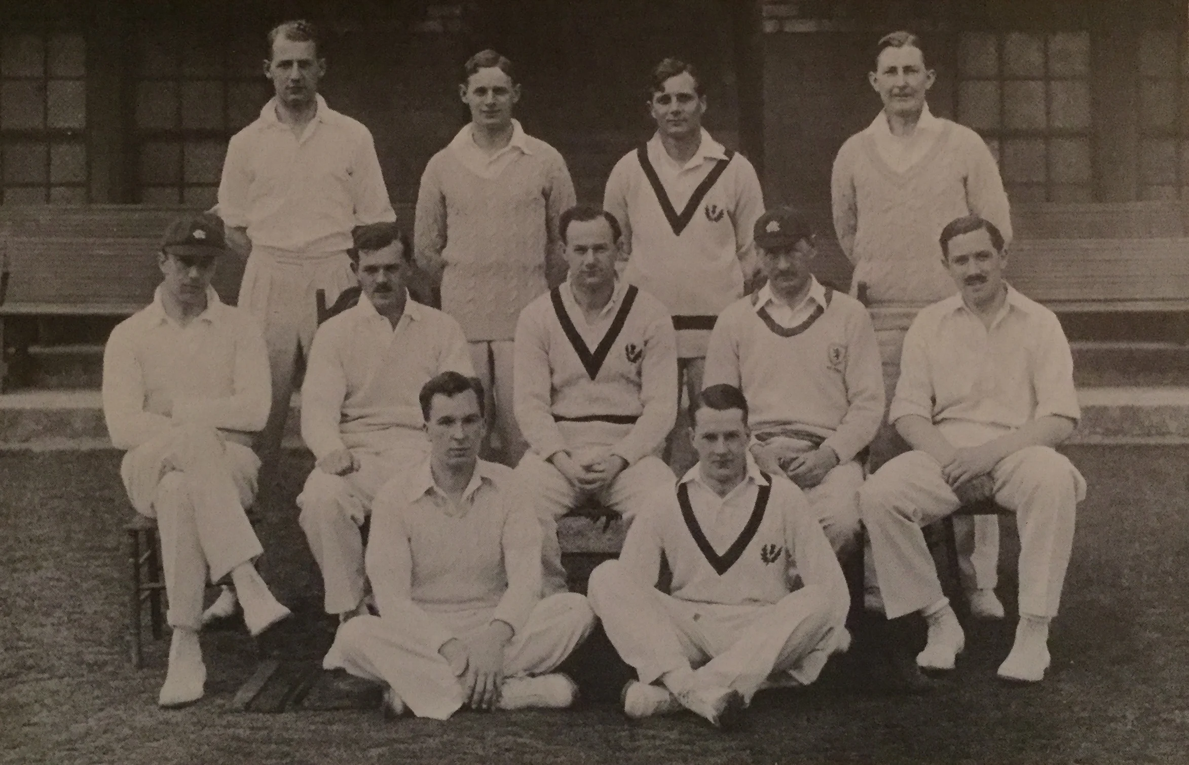 Academical XI, 1938, with seven selected to play for Scotland.