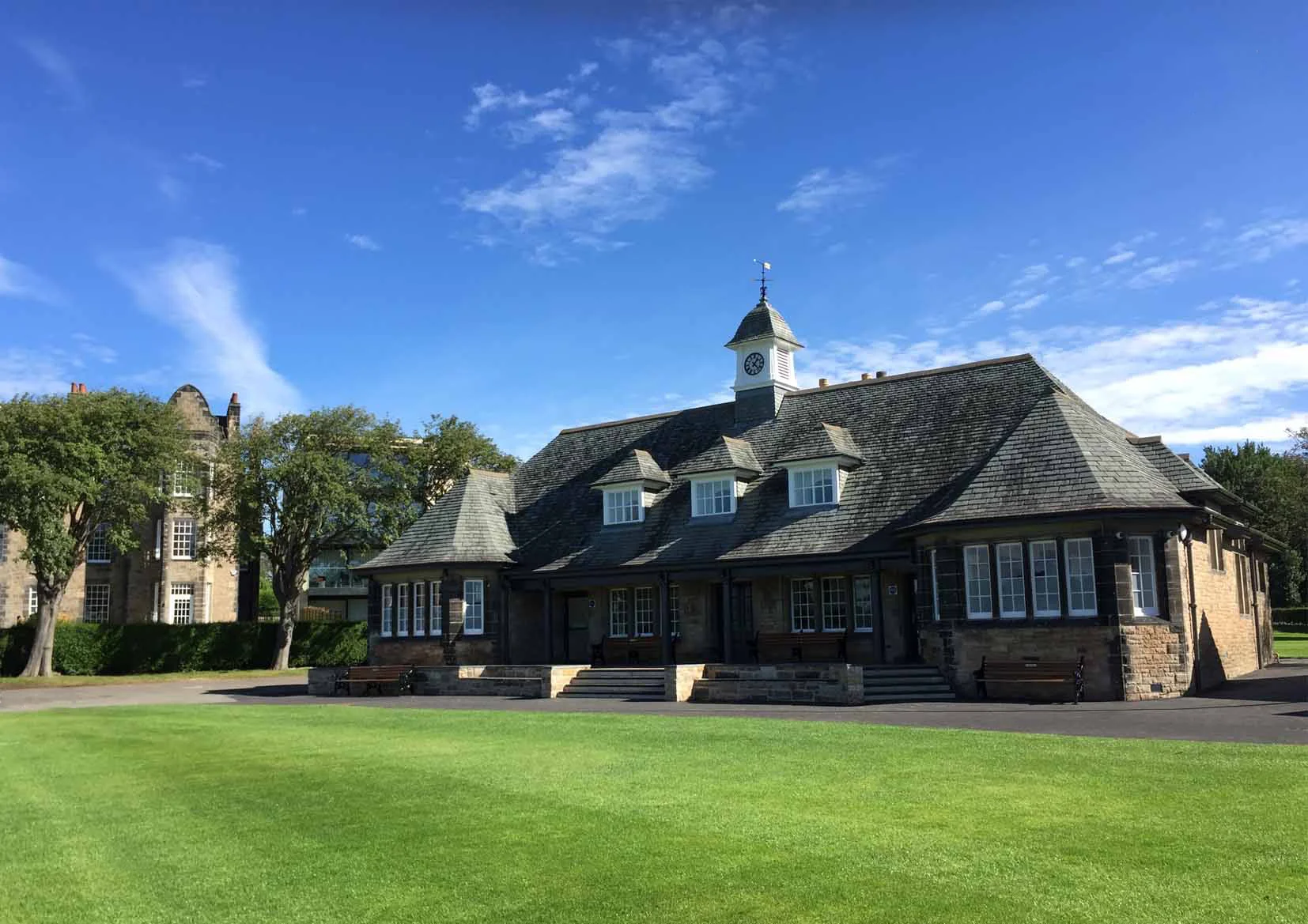 The New Field Pavilion is renovated in 2017 to include eight changing rooms.