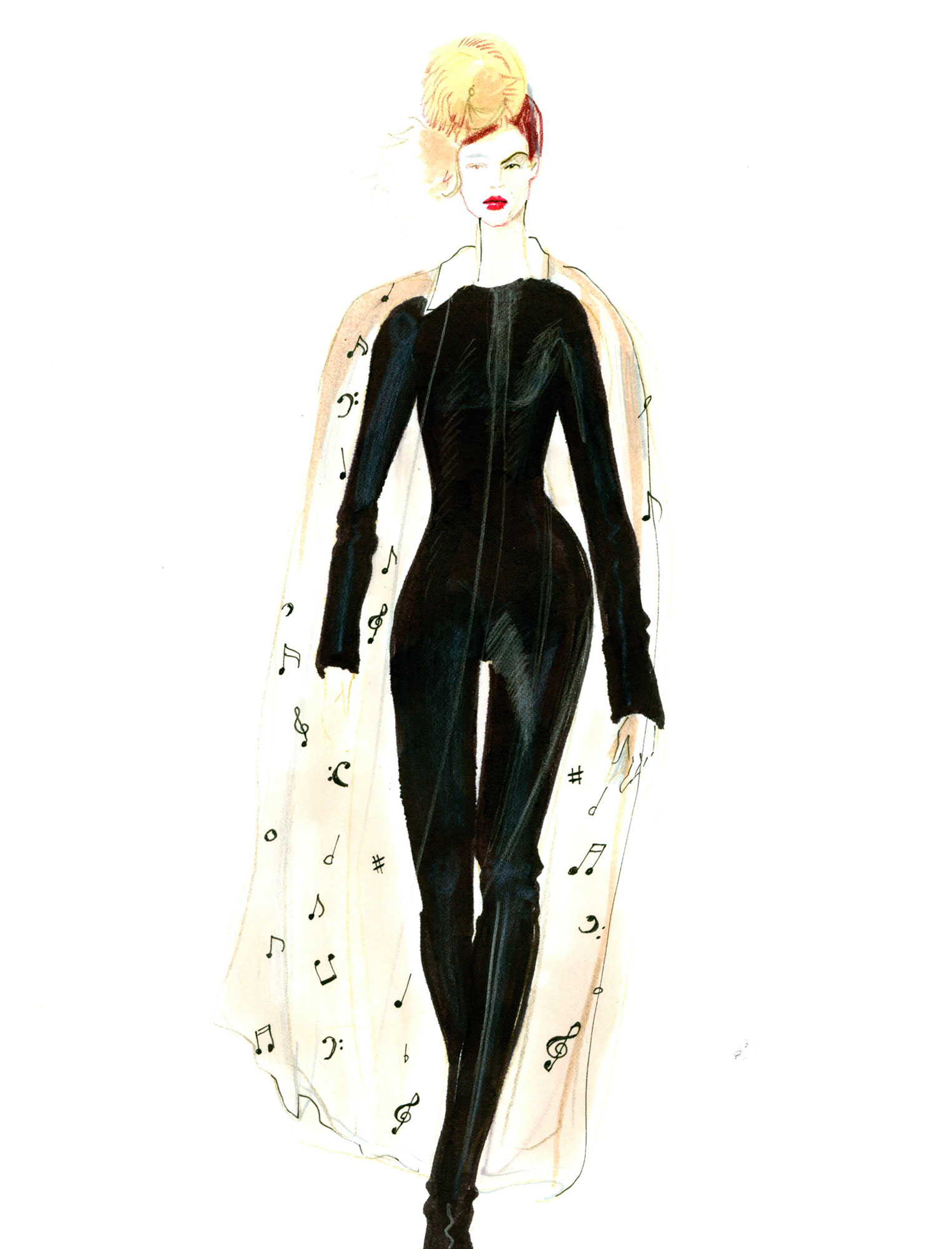  FASHION ILLUSTRATION FIGURES NANCY RIEGELMAN 