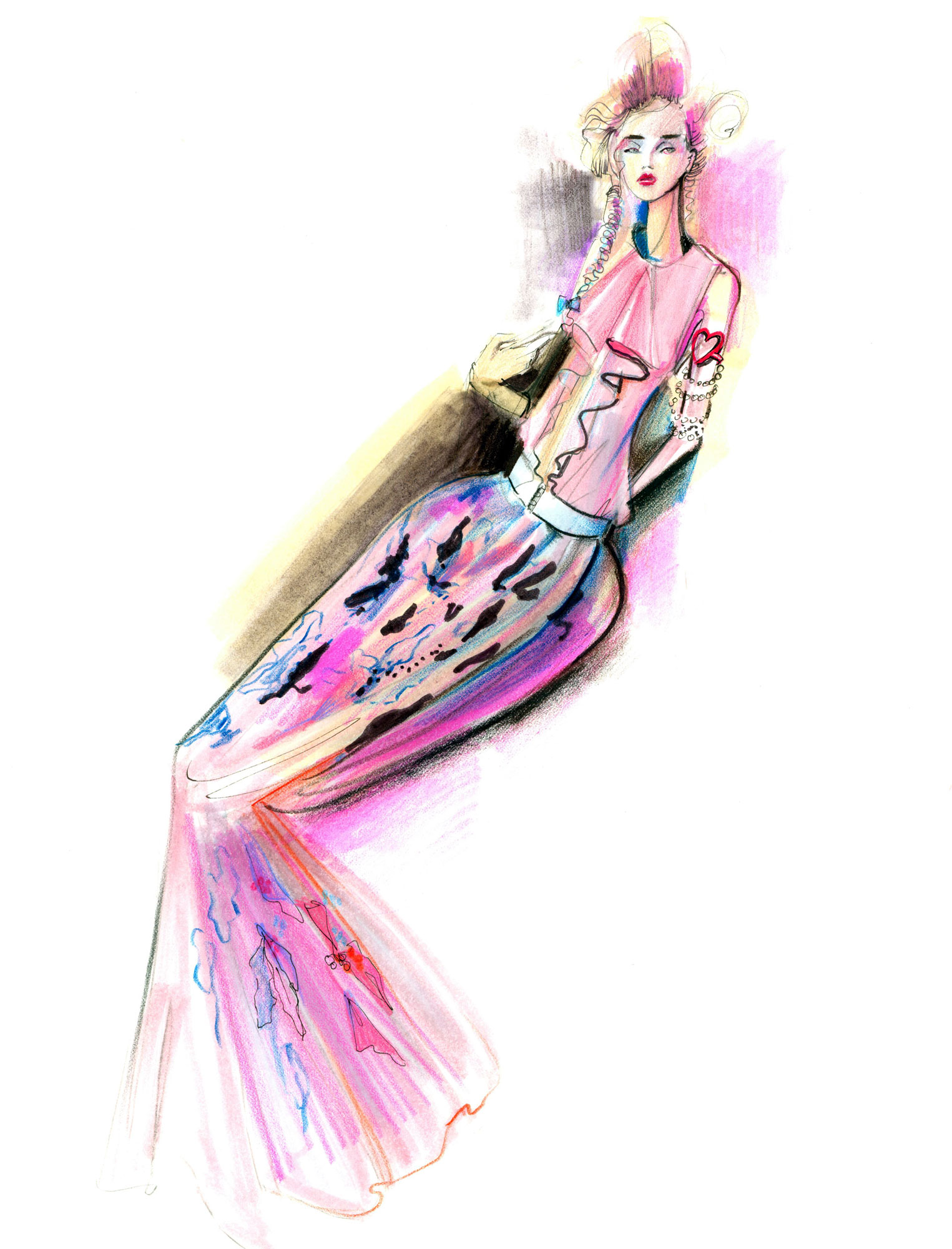  FASHION ILLUSTRATION FIGURES NANCY RIEGELMAN 