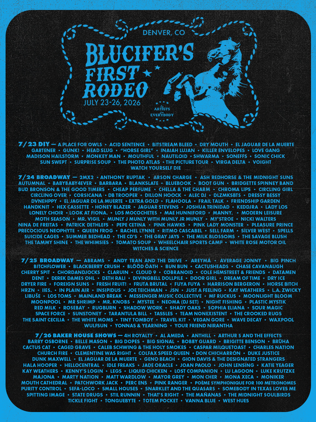 BLUCIFER FIRST RODEO