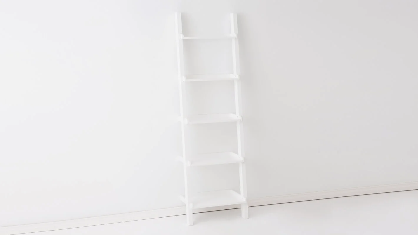 Asterix ladder Shelf - White - EQ3 - M Collection NYC.jpg
