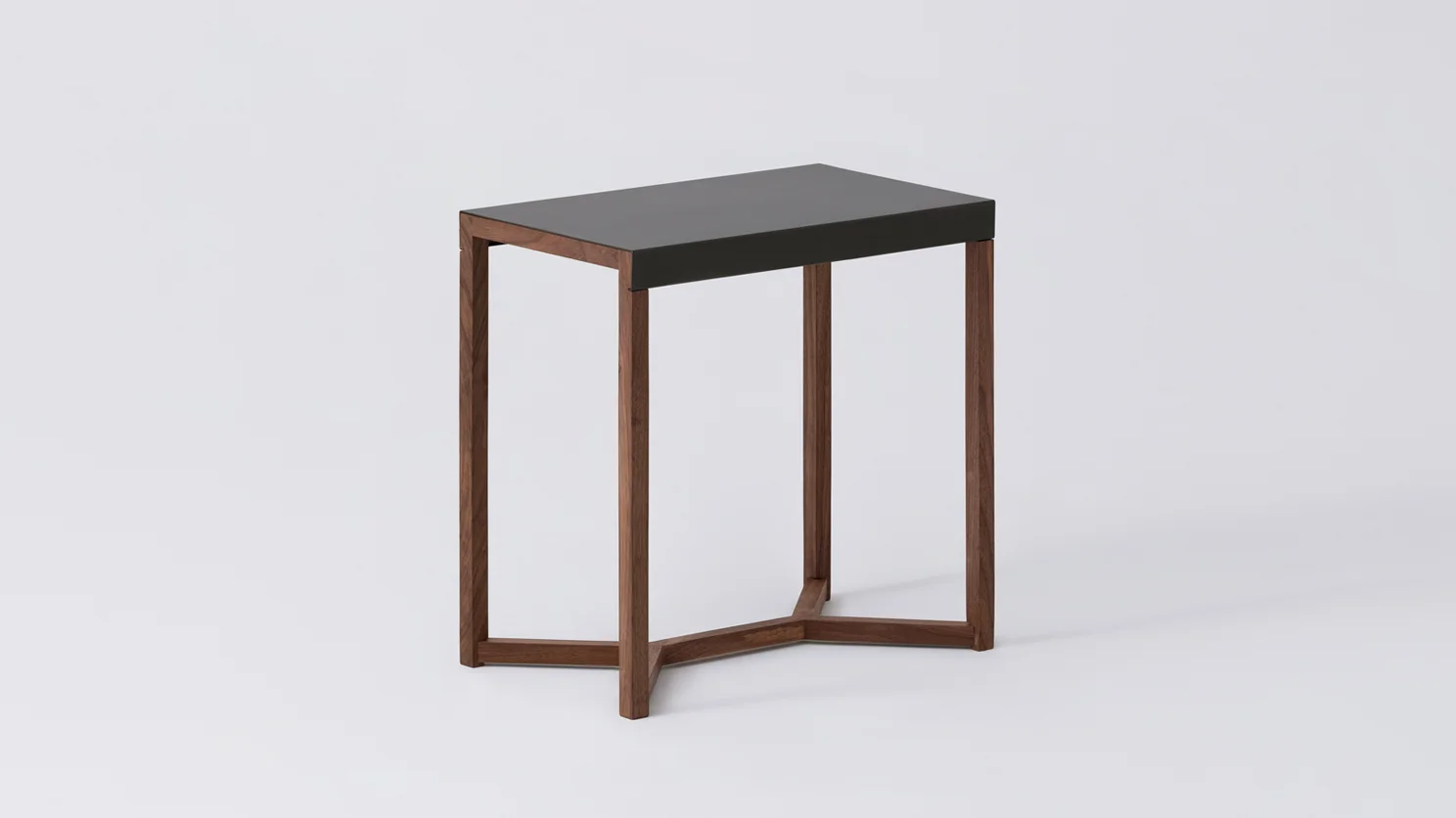 Trivia Tall Side Table - Charcoal and Walnut - EQ3 - M Collection NYC 3.jpg