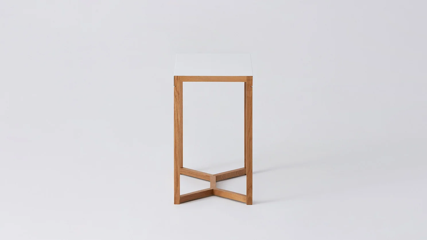 Trivia Tall Side Table - White and Oak - EQ3 - M Collection NYC 2.jpg