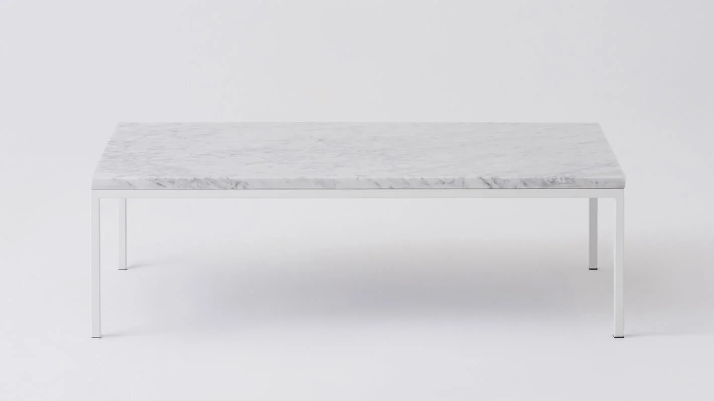 Custom Coffee Table 24 - White Base Marble - EQ3 - M Collection NYC.jpg
