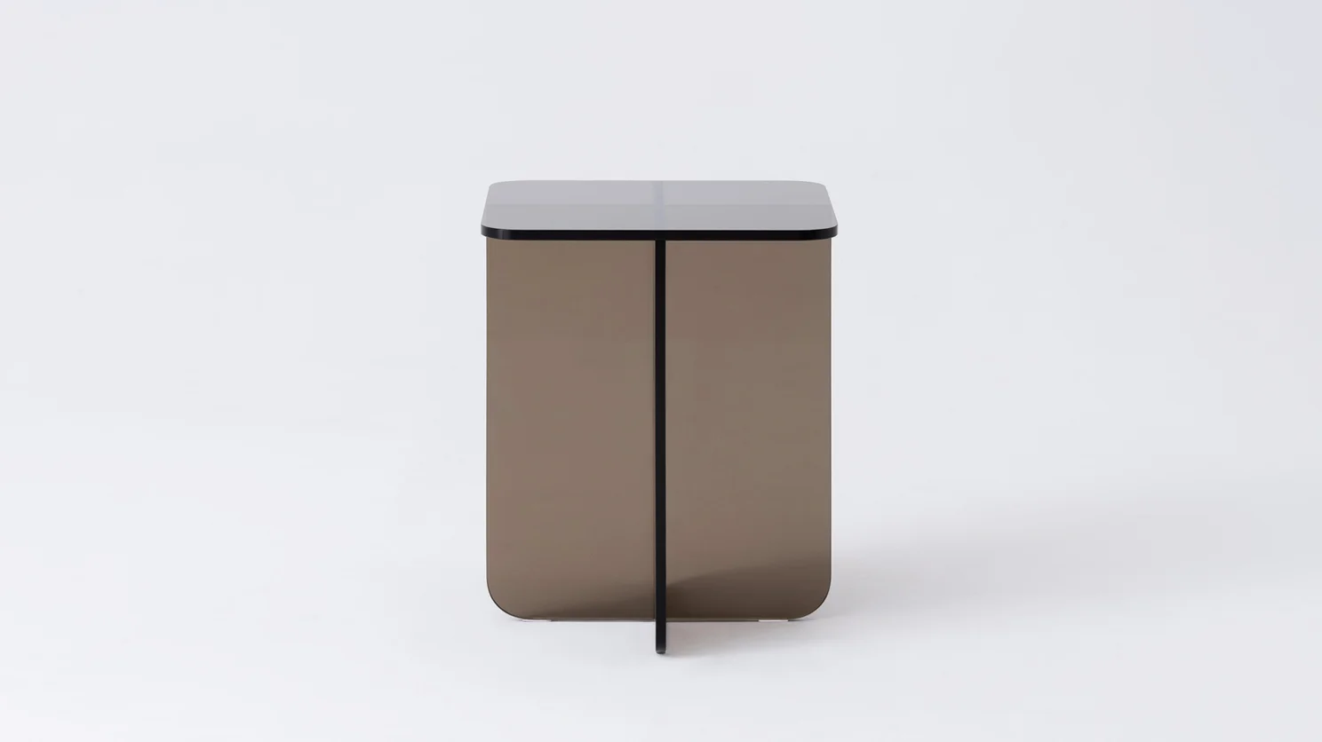 Verre Brown Glass End Table - EQ3 - M Collection NYC.jpg