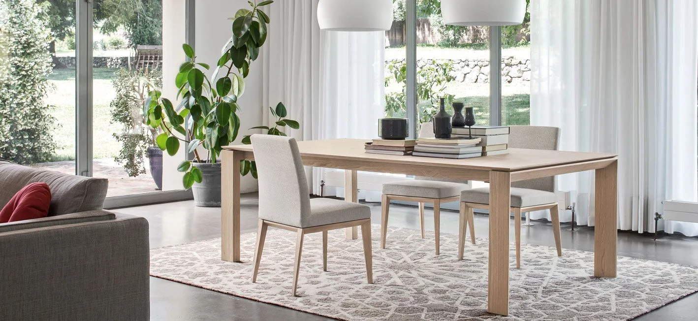 Omnia Wood Xxl Extendable Dining Table Walnut M Collection Home