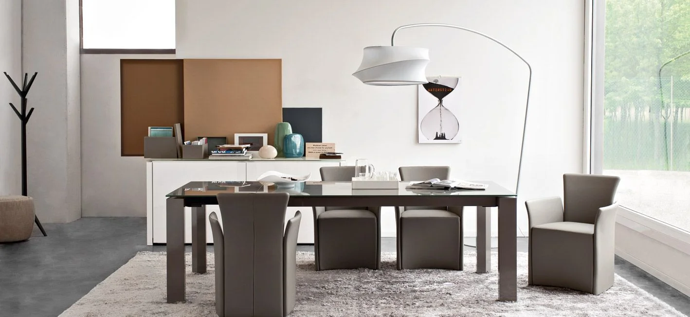 Omnia Glass Dining Table - Lifestyle - Calligaris - M Collection NYC 1.jpg