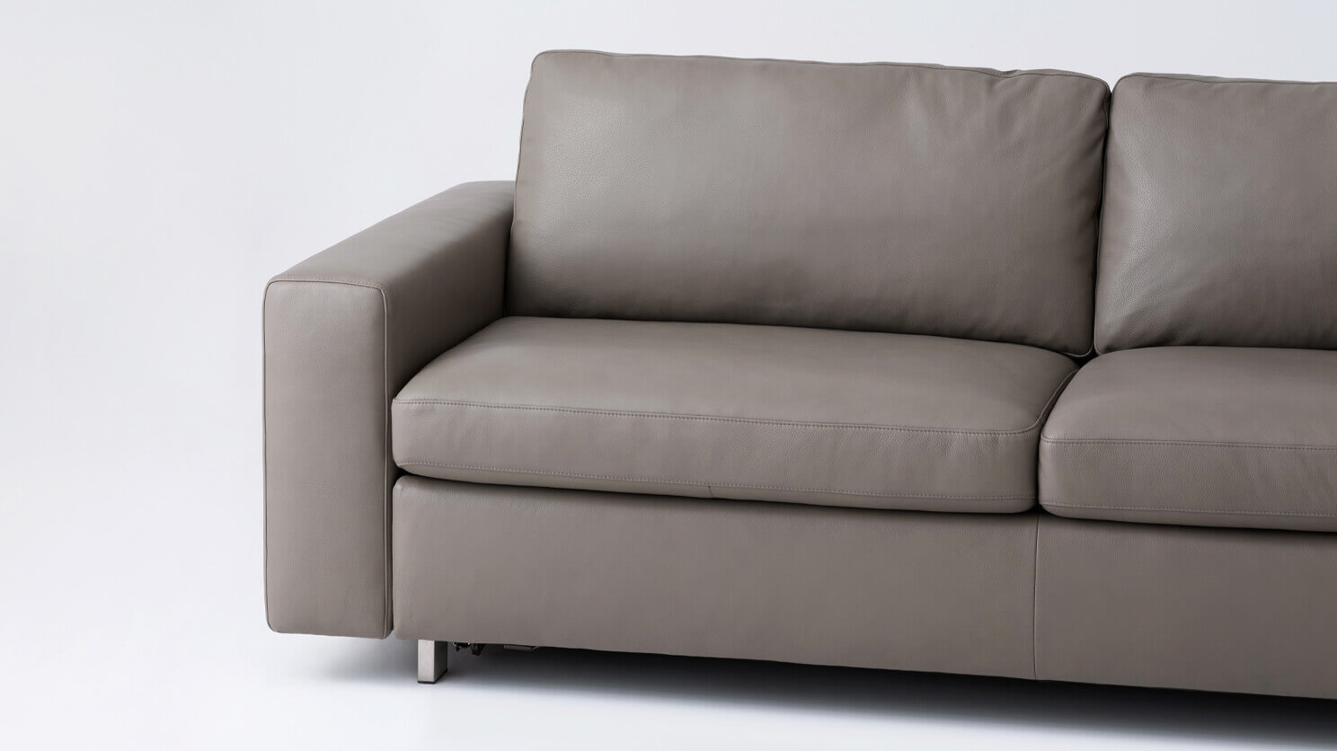Reva Sofa Bed Queen Size Mattress Leather M Collection Home