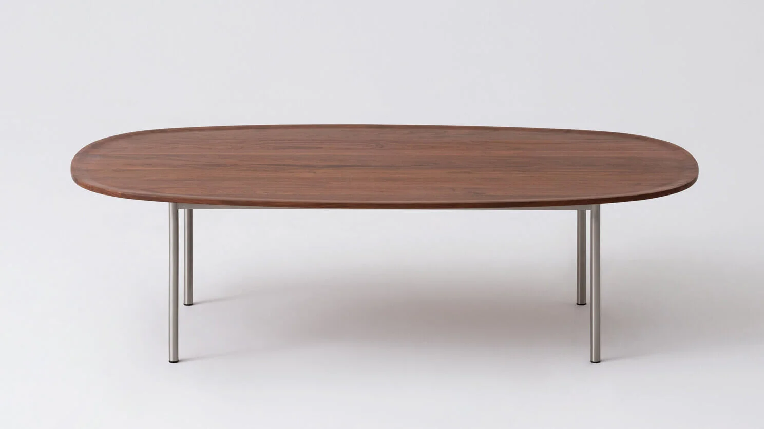 River Coffee Table 1 - Walnut , Stainless Legs - M Collection - EQ3.jpg