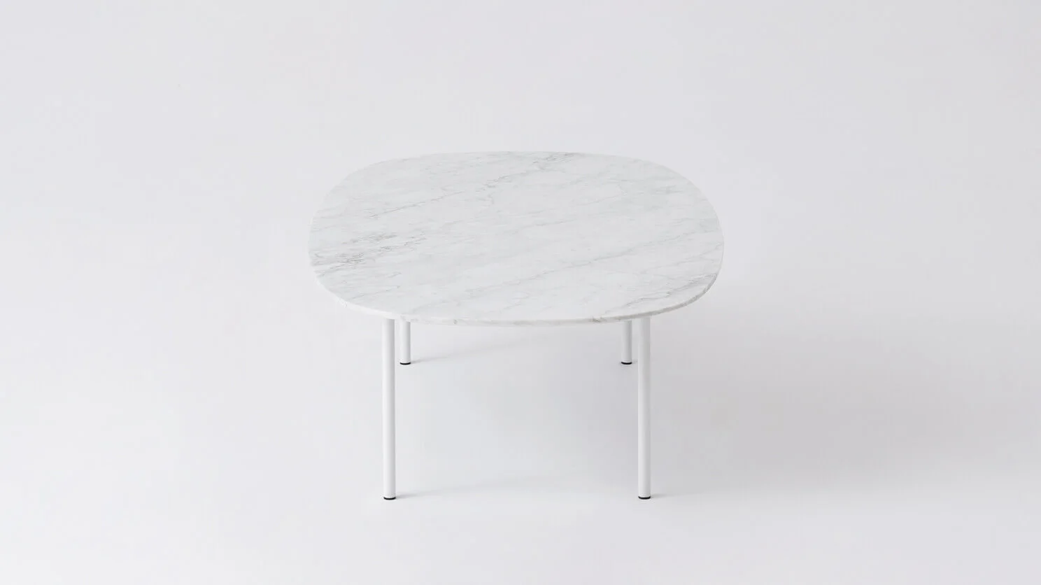 River Coffee Table 2 - White Marble, White Legs - M Collection - EQ3.jpg