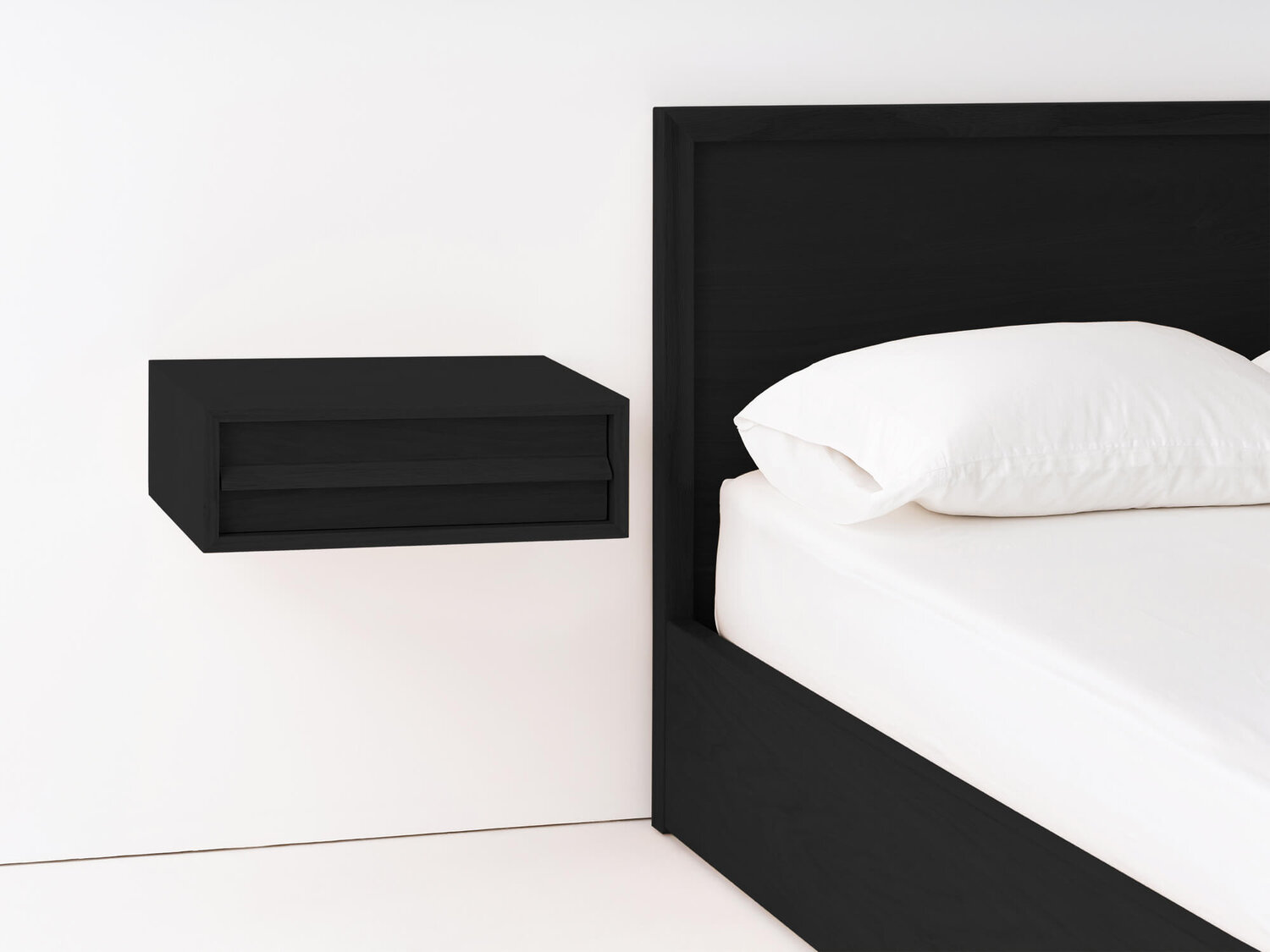 Marcel Single Floating Shelf Nightstand M Collection Home