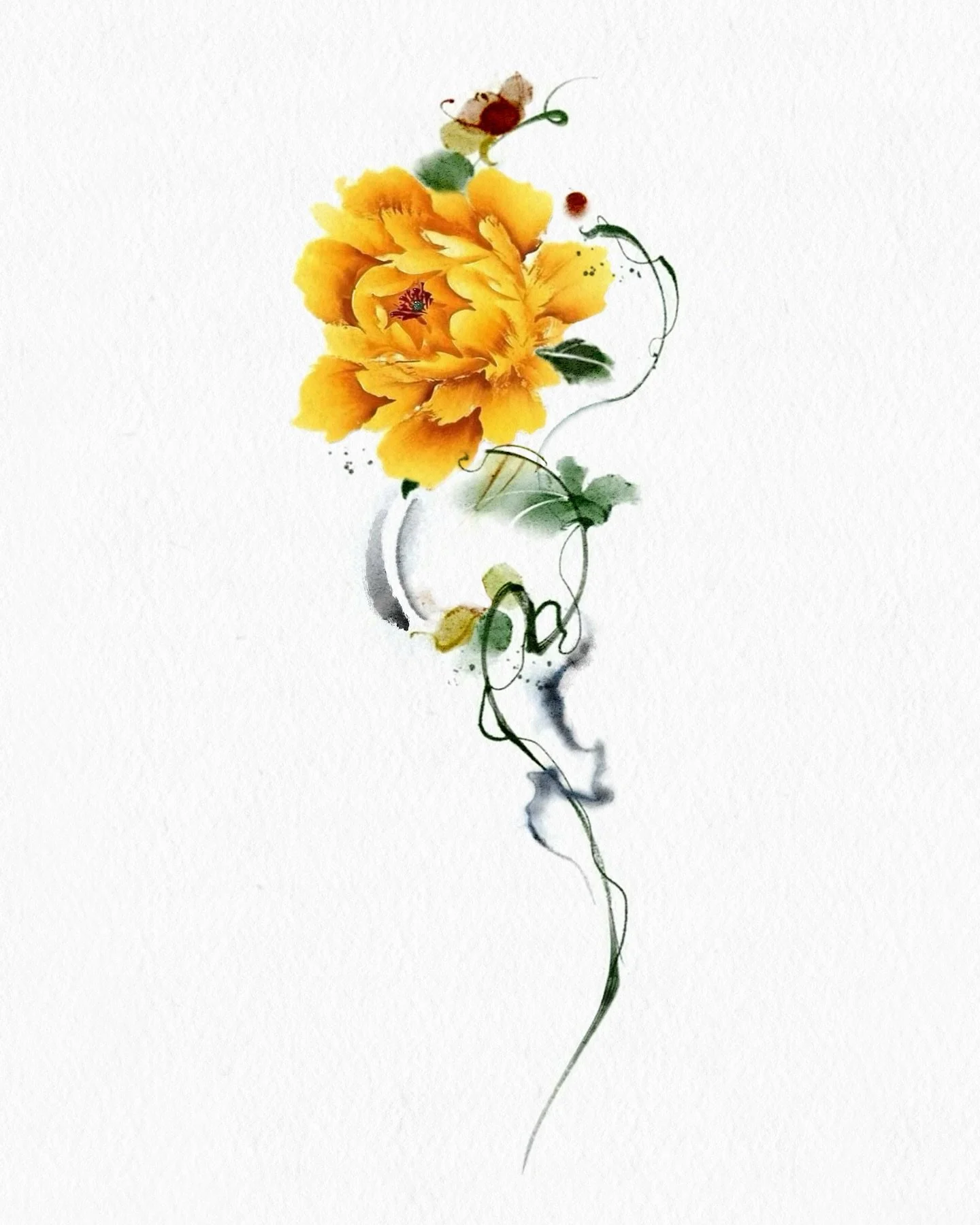 Available💛

A winding peony stem embraces the arm, from which a radiant yellow peony blooms in full glory.

#tattoodesign #floraltattoo #peonytattoo #peonyflower #flushingtattoo #flushing #chinesetattoo #flowertattoo #armtattoos #sleevetattoo #brook