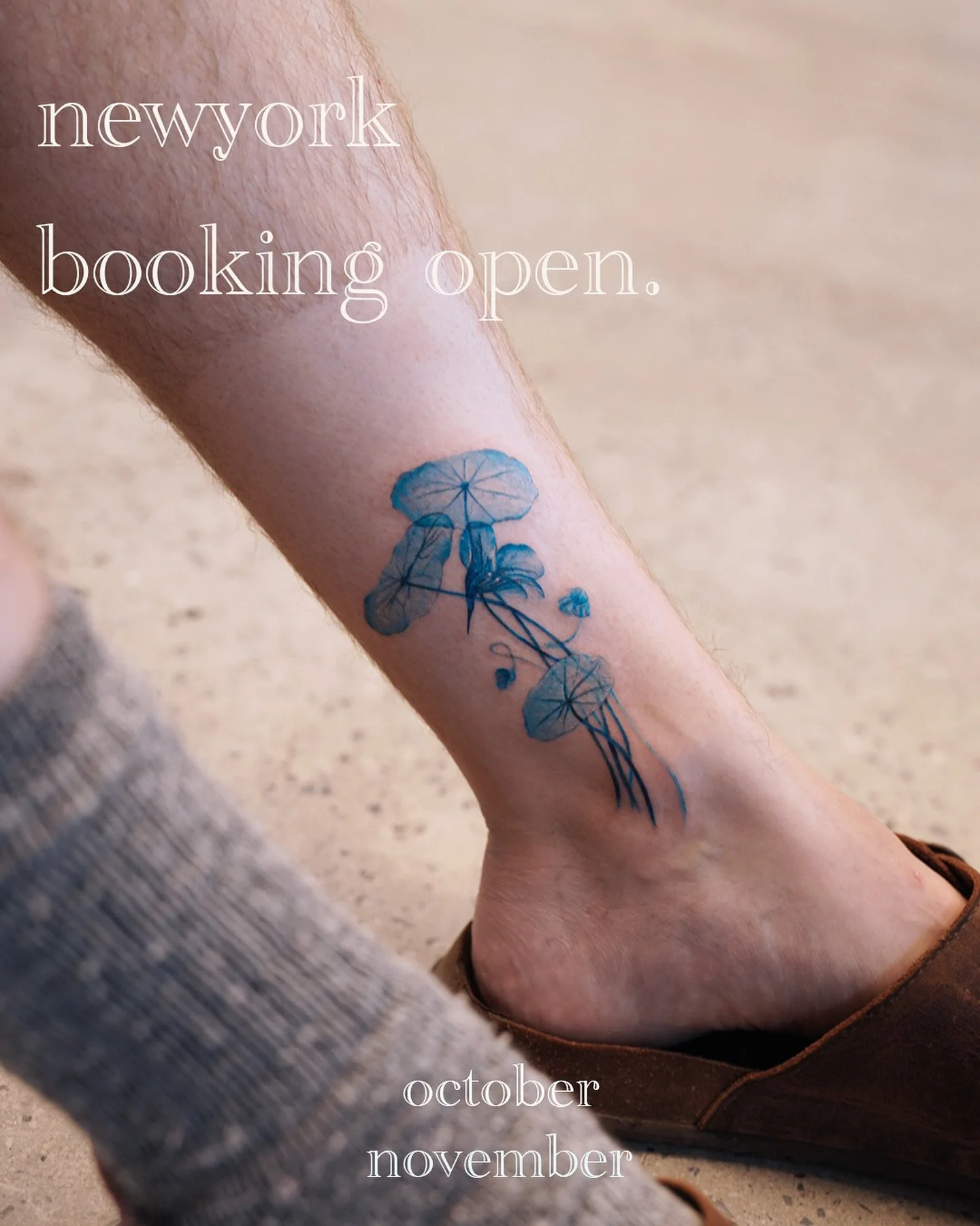 Oct-Nov Booking Open !
I&rsquo;m a tattoo artist 48, based in Newyork🇺🇸

I love the work of expressing natural objects based on realism. I also focused on completing dense and colorful tattoos using various colors. 

Not only Flash design, but also