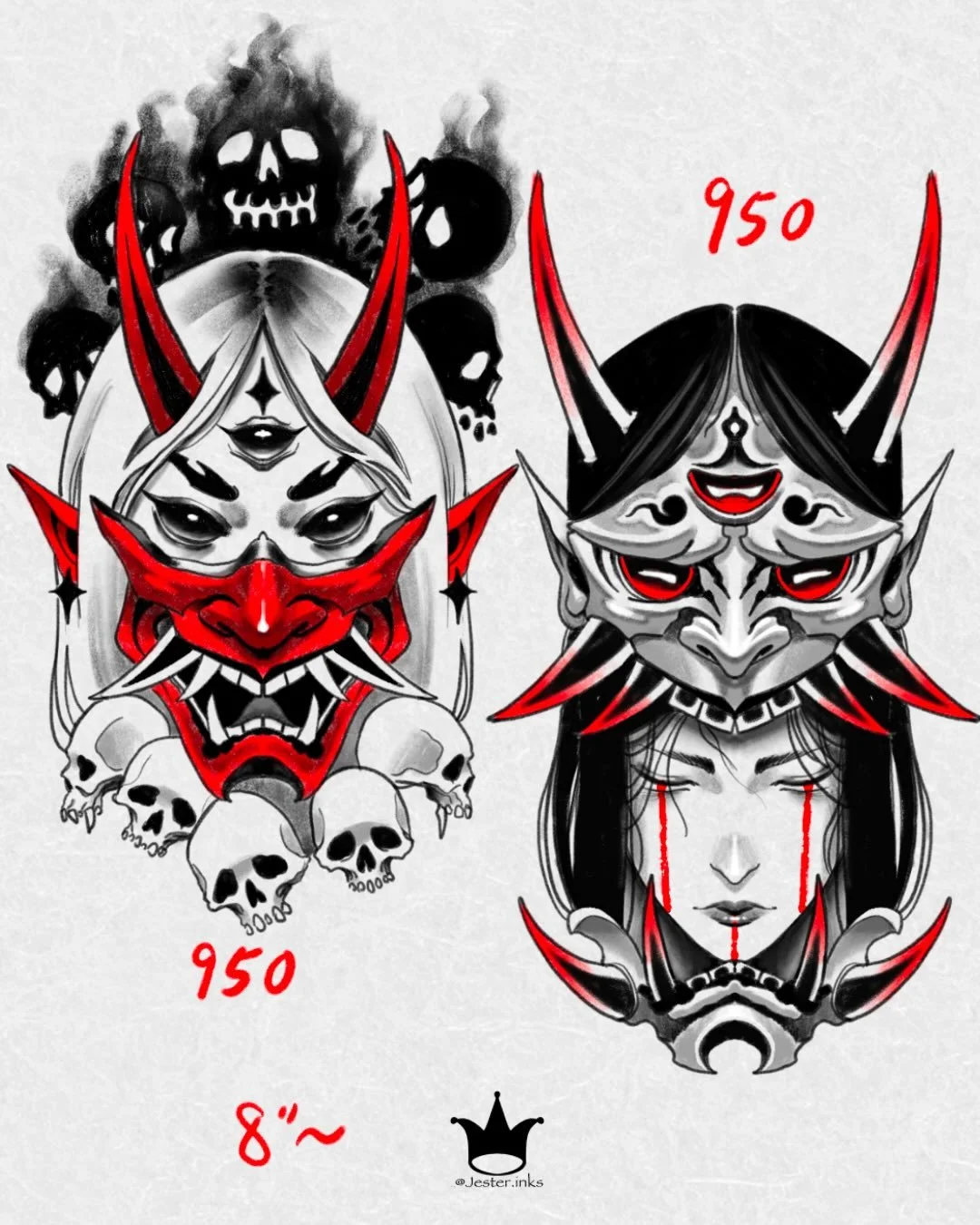 A compilation of available flashes centered around my interest in masks and dark arts. 

Sizes and prices are listed in red. 
DM me if you have any questions for inquiry!
-
-
All flashes are non-repeatable.
If a design is already taken, ask me for a 