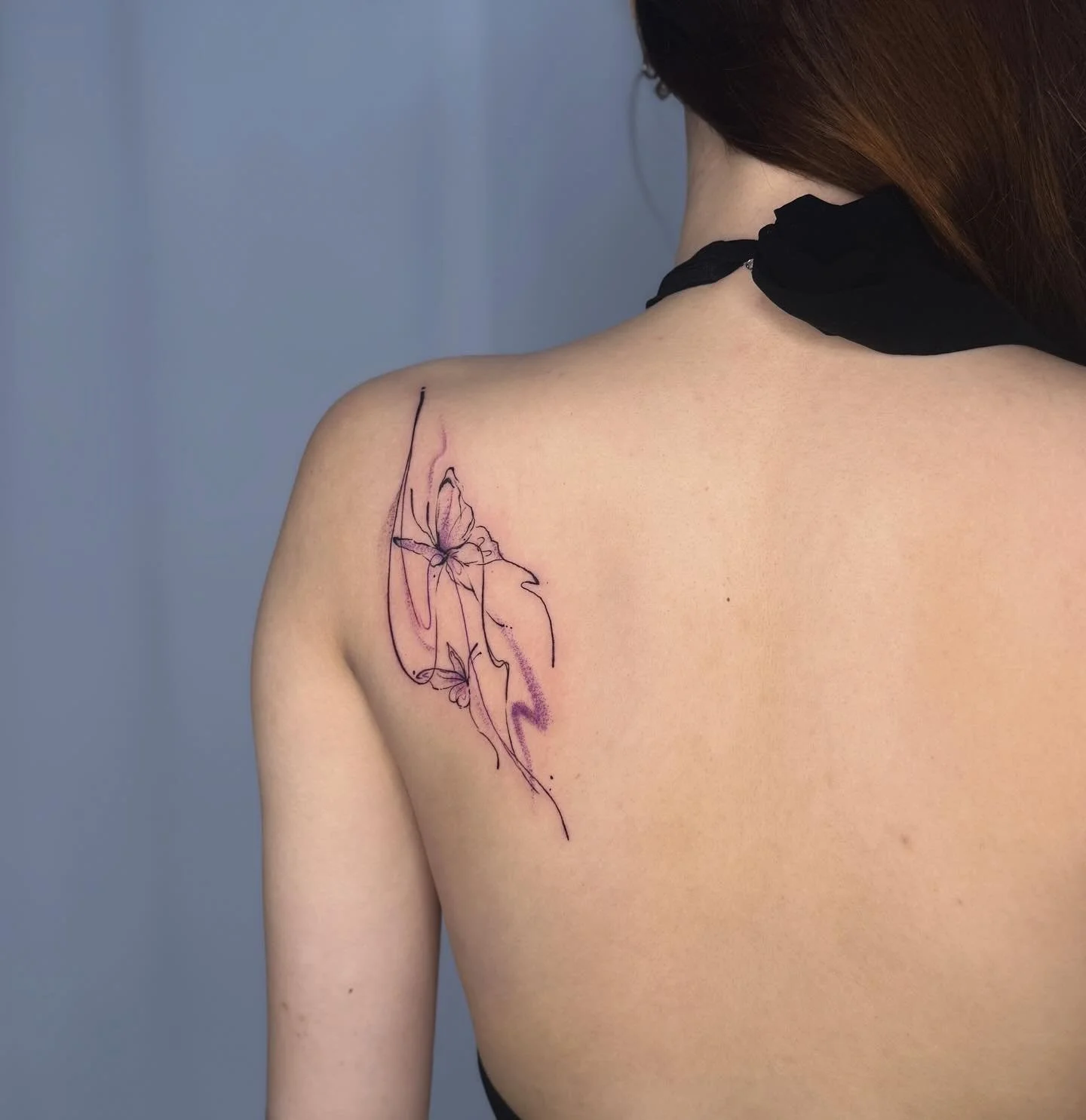 Butterfly from flash 
#flowertattoo #discounttattoo #specialtattoo #girltattoo #boytattoo #linetattoo #tattooart #tattooed #tattoogirls #nytattoo #nytattooartist #nytattoos #flushingtattoo #blackandgreytattoo #blackandgrey #tattoos #tattoostyle #girl