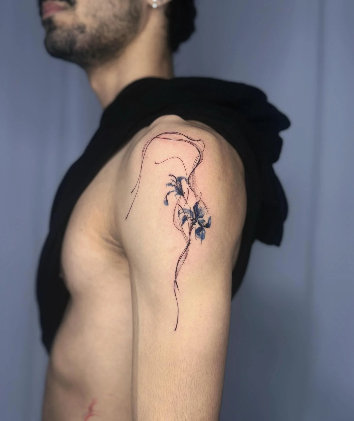 Flower from flash 
#tattoo
