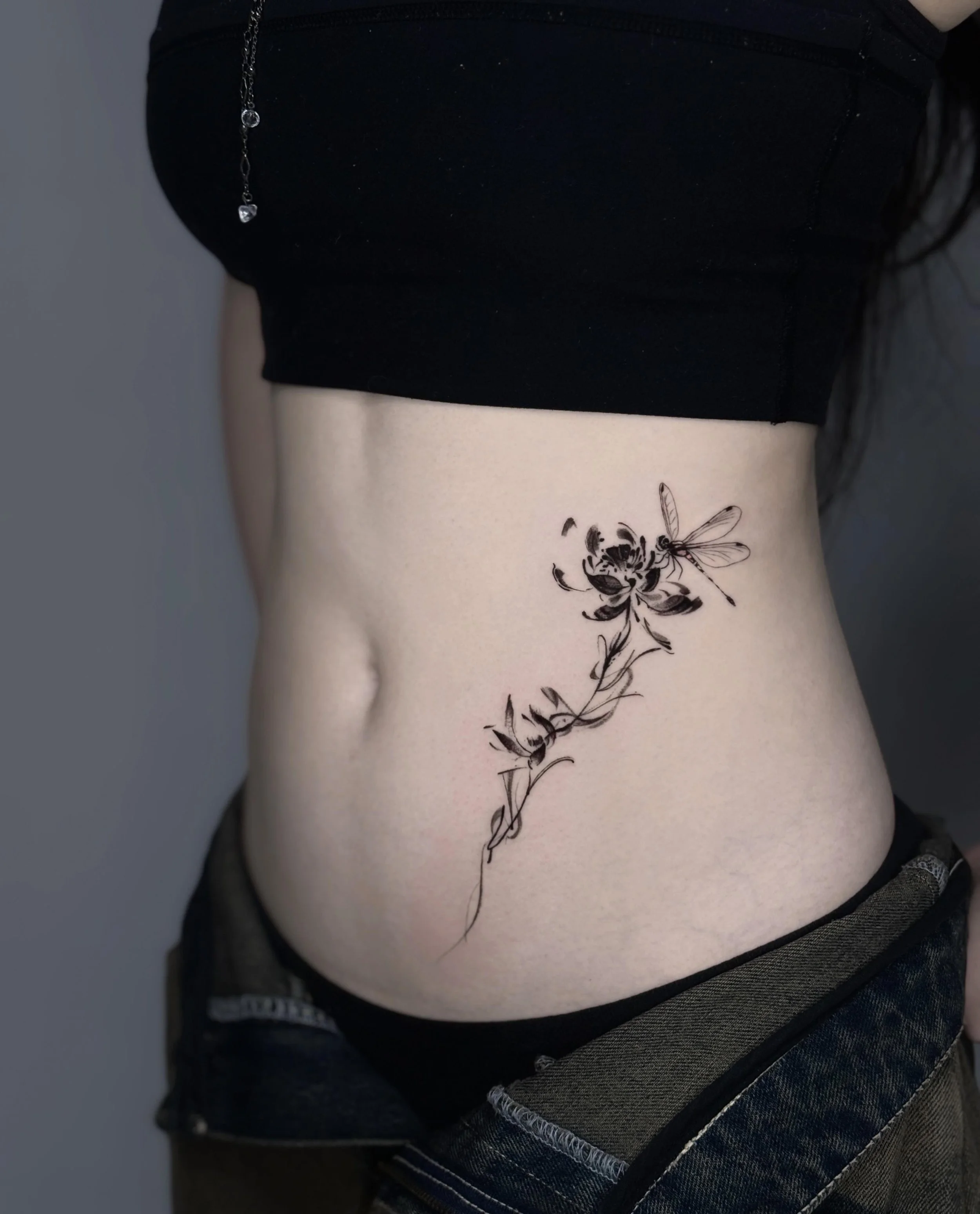 Dragonfly and louts 
#tattoo 
#tattooed #tattoos #tattooist #tattoostyle