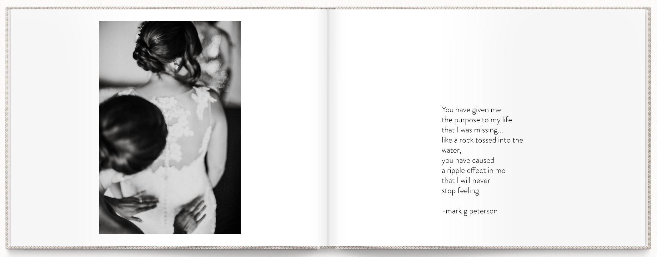 for love with love | large premium wedding photobook