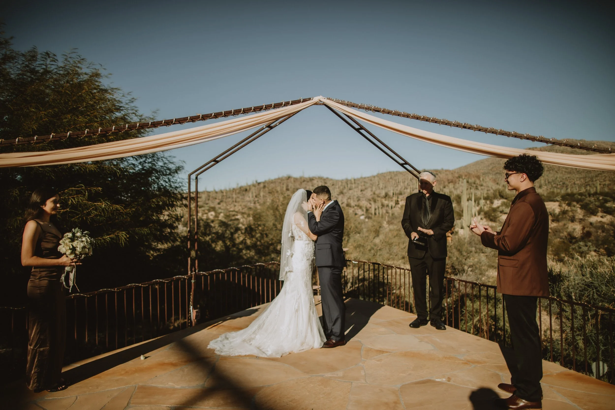 mia & sebastian’s wedding | for love with love | tucson arizona