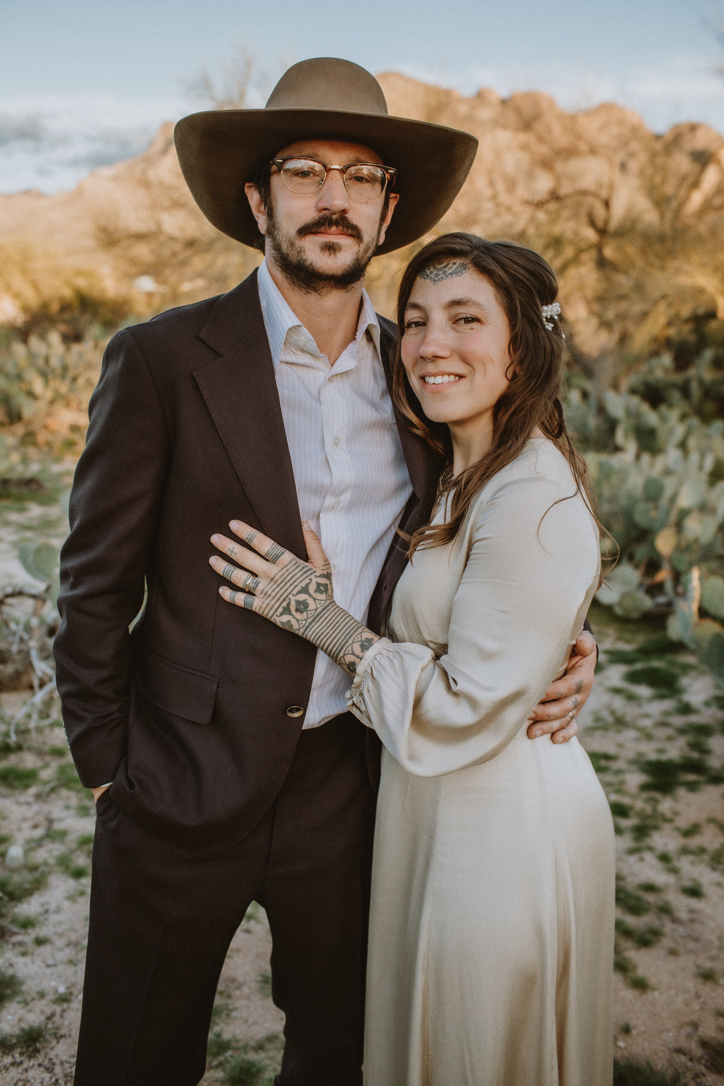 gina & blake's wedding | for love with love | tucson, arizona