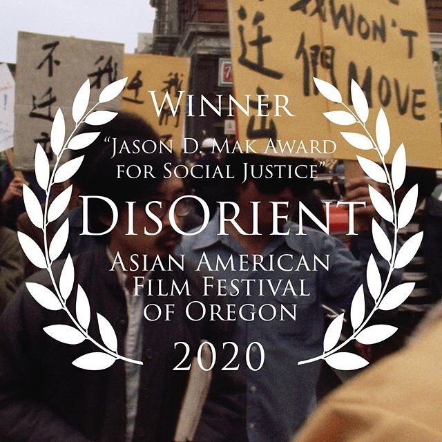 Honored! Thank you @disorientfilm for recognizing @chinatownrising among a group of really amazing films!

#americanhistory
#buildingcommunity 
#nomorescreeningsforawhile
#staysafe