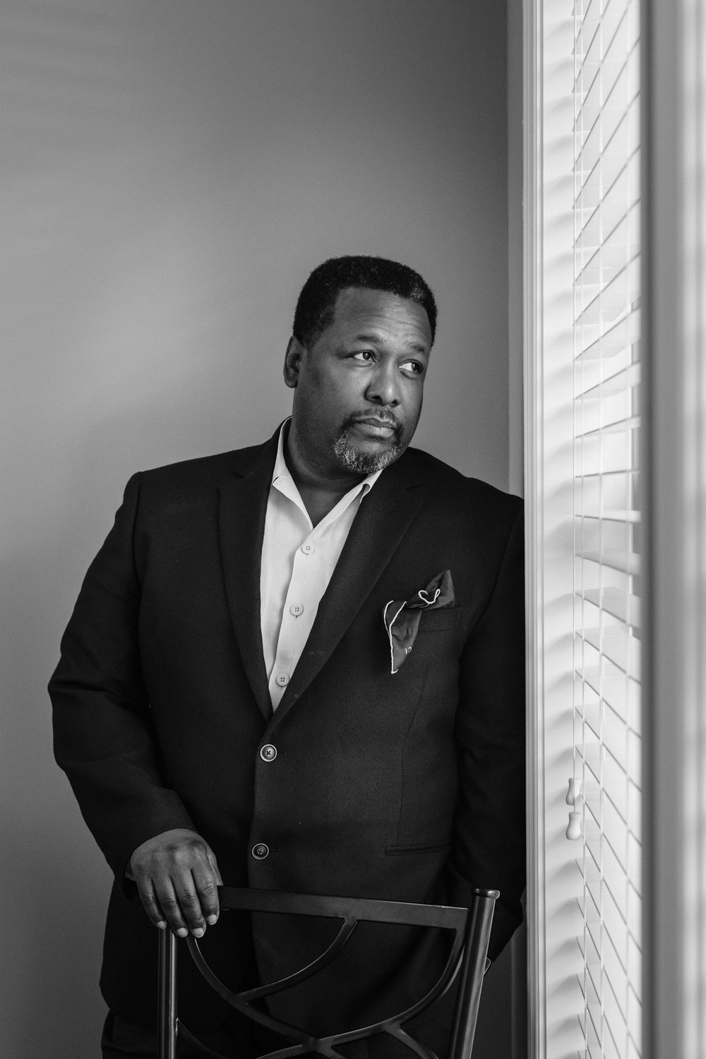  New Orleans, LA - Feb. 7, 2019 - Actor Wendell Pierce photographed at his home in the Pontchartain Park neighborhood of New Orleans. 