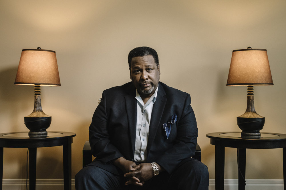  New Orleans, LA - Feb. 7, 2019 - Actor Wendell Pierce photographed at his home in the Pontchartain Park neighborhood of New Orleans. 