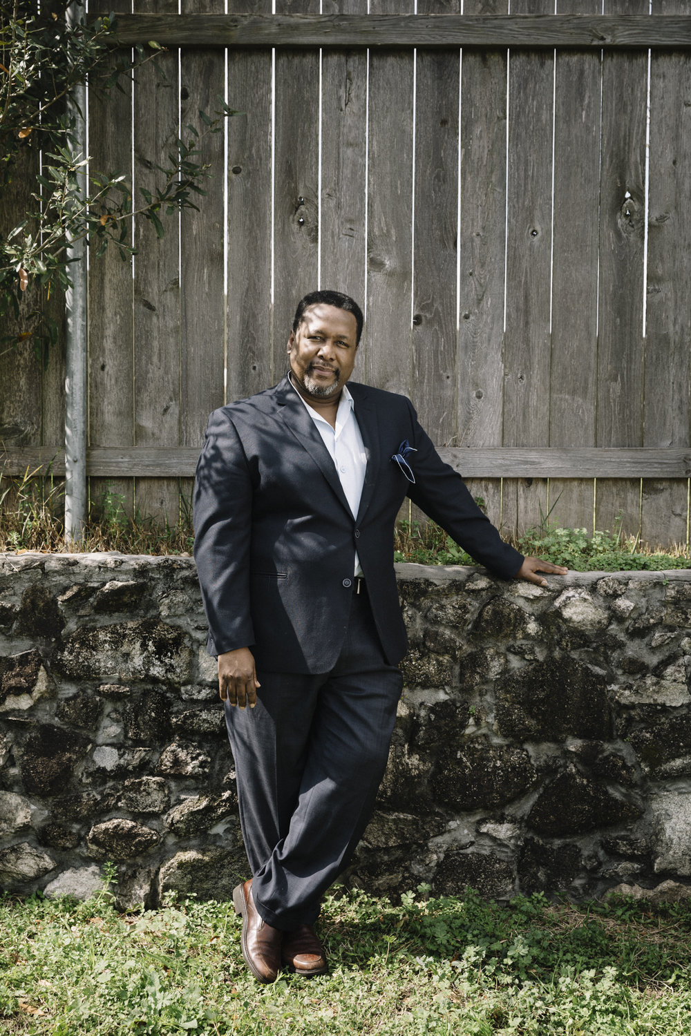  New Orleans, LA - Feb. 7, 2019 - Actor Wendell Pierce photographed at his home in the Pontchartain Park neighborhood of New Orleans. 