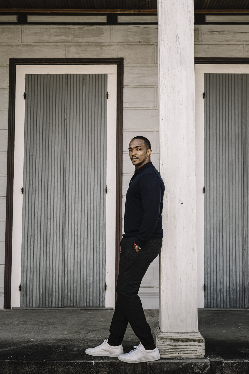  NEW ORLEANS, LA - Feb. 19, 2021 - Actor Anthony Mackie photographed in the Tremé District of New Orleans. 