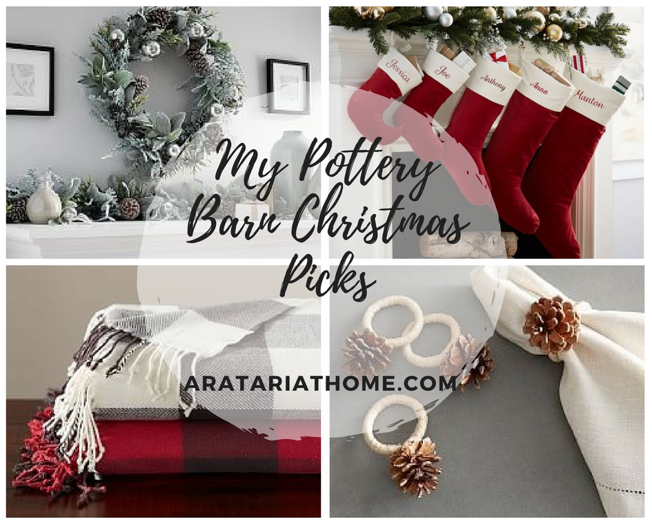 My Picks from Pottery Barn for Christmas