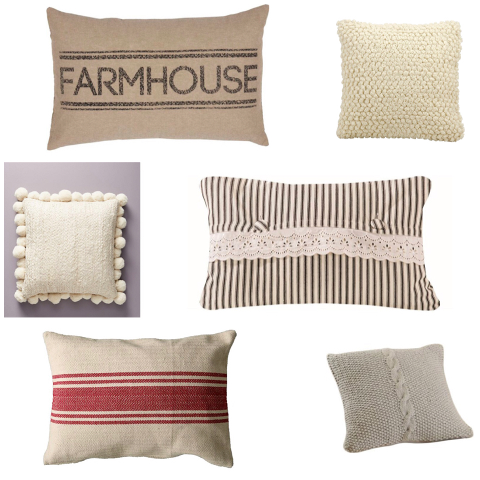 Farmhouse Style Pillows Round Up