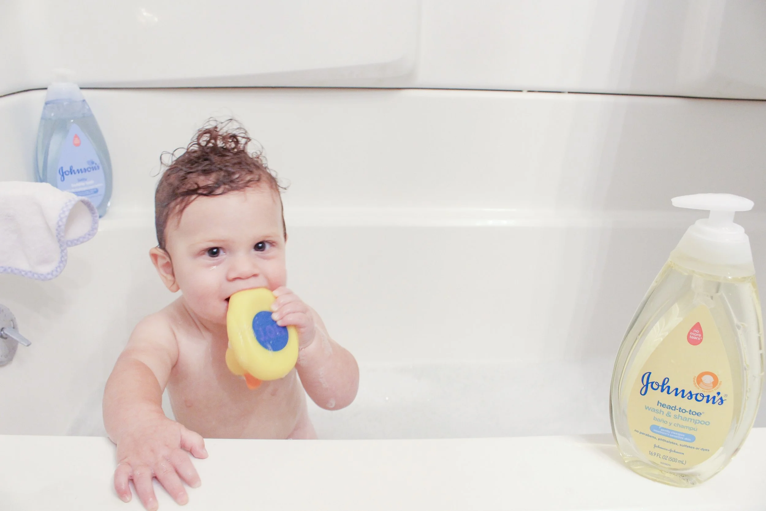 Baby Bathtime Routine