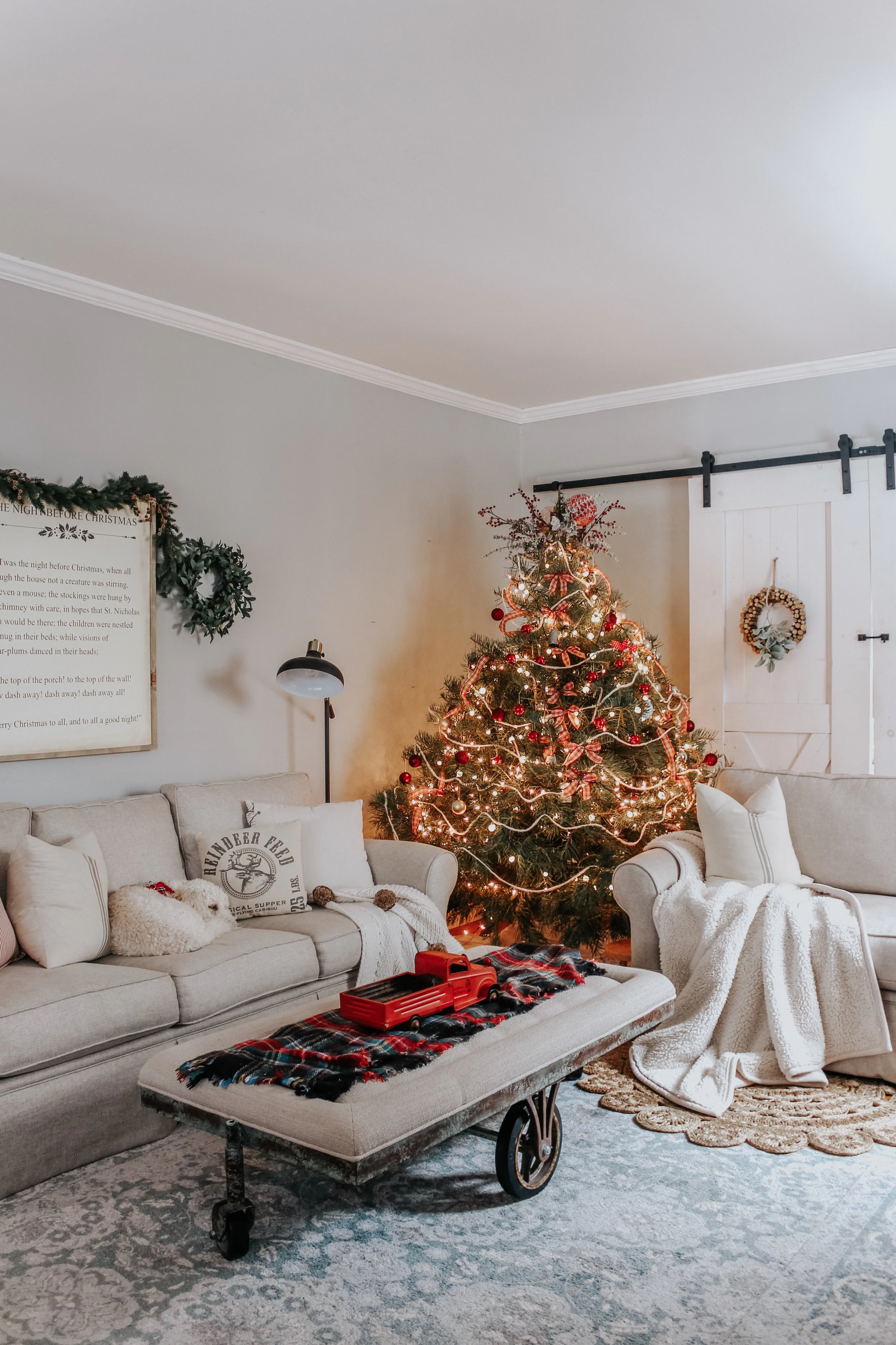 Cozy Christmas Living Room