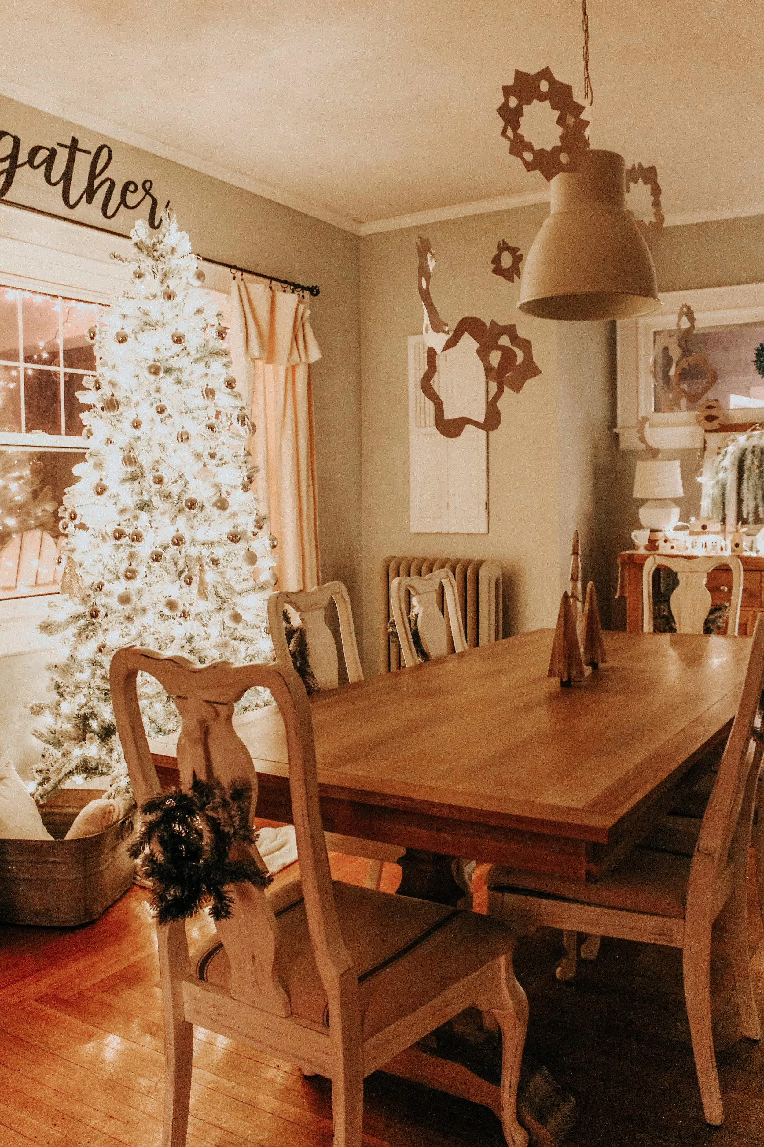 Christmas Decor at Night