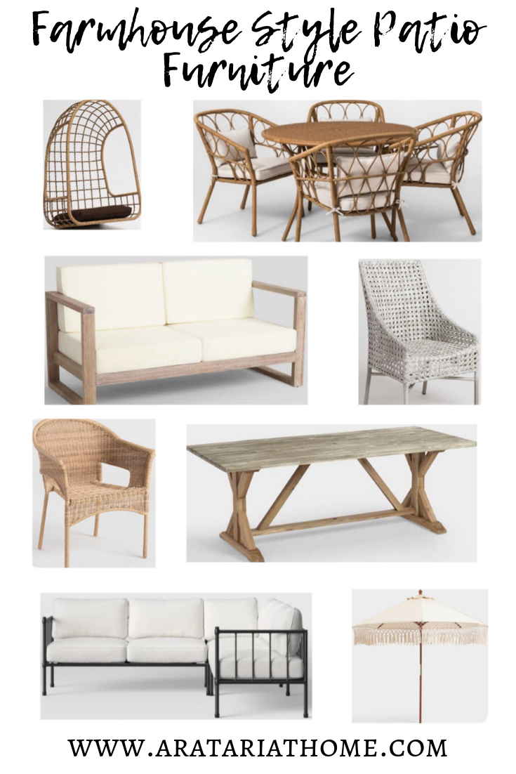 Farmhouse Patio Furniture Aratari At Home