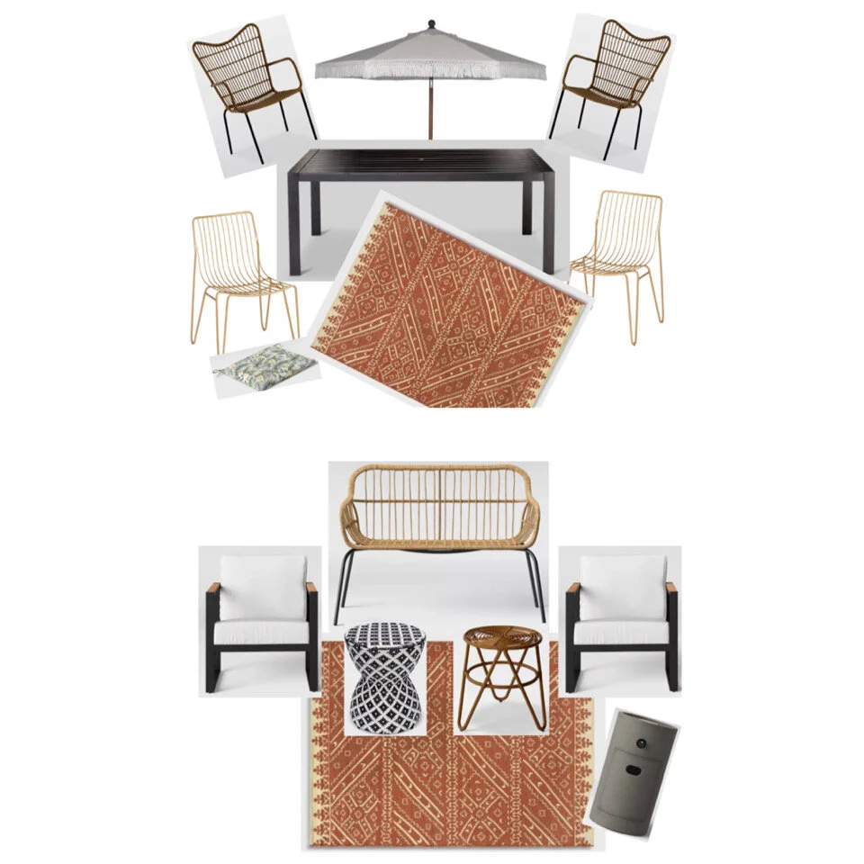 Bohemian Outdoor Patio Mood Board