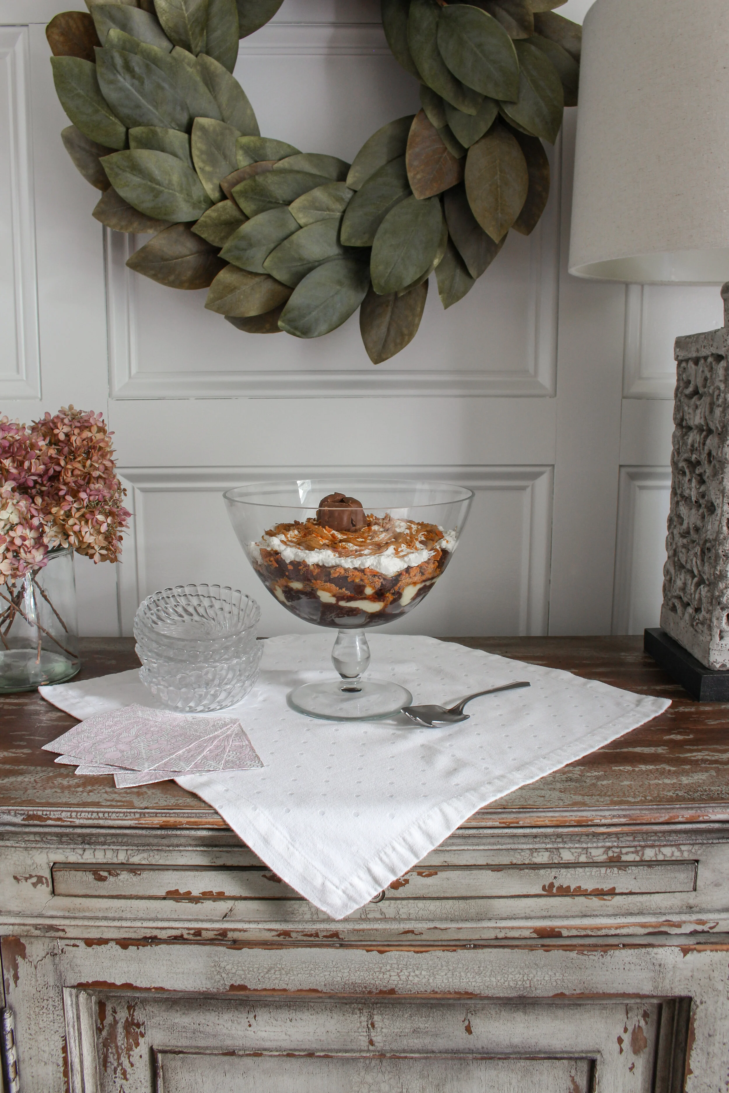 Chocolate Butterfinger® Peanut Butter Trifle 