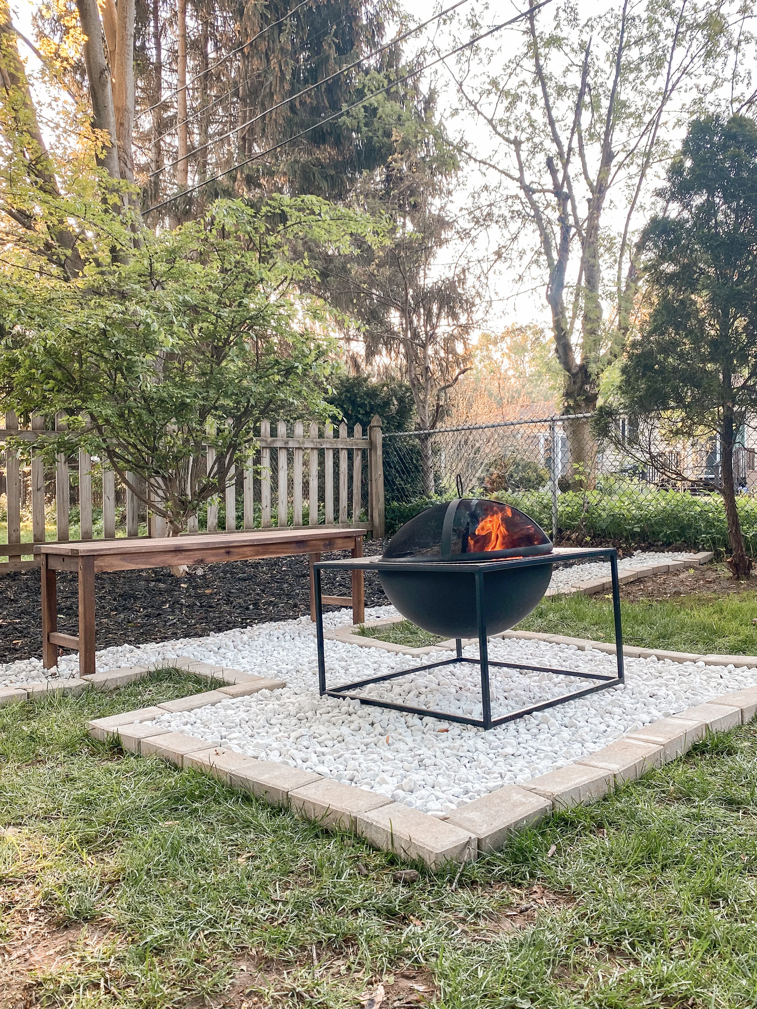 Cozy Firepit Area Sponsored by Joss and Main